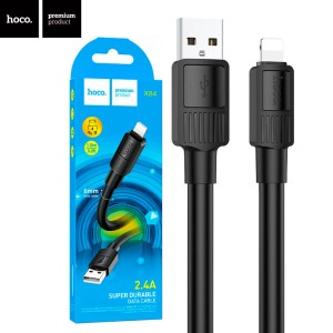USB кабель Hoco X84 Lightning 1м (черный)