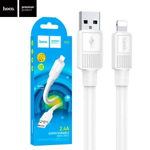 USB кабель Hoco X84 Lightning 1м (белый)