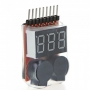 Контроллер разряда LiPo 1-8S с сигнализацией низкого заряда
