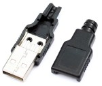 Штекер USB-A Male Socket сборной